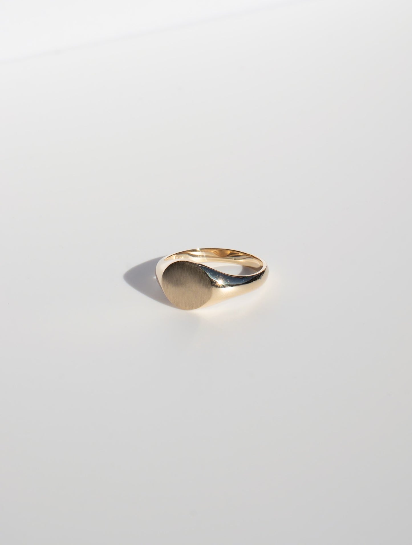 Petite Round Signet Ring