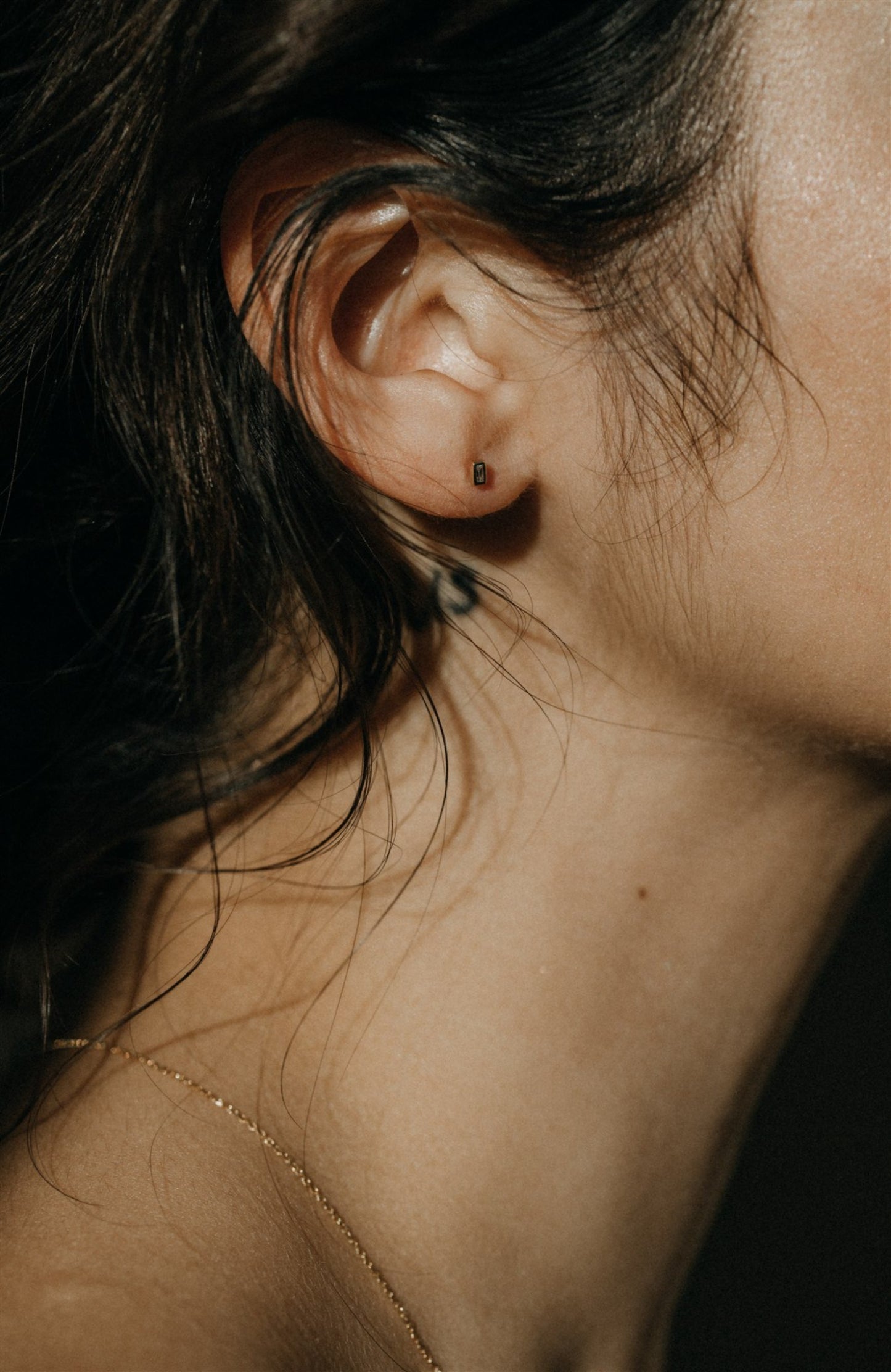 Caroline Bezel Earrings